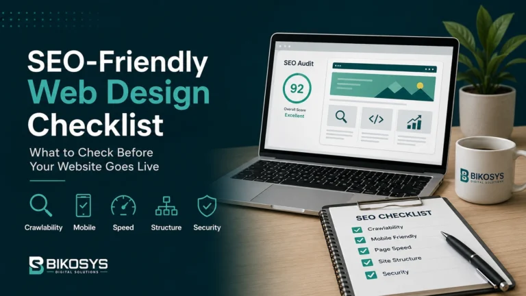 SEO-friendly web design checklist before website launch