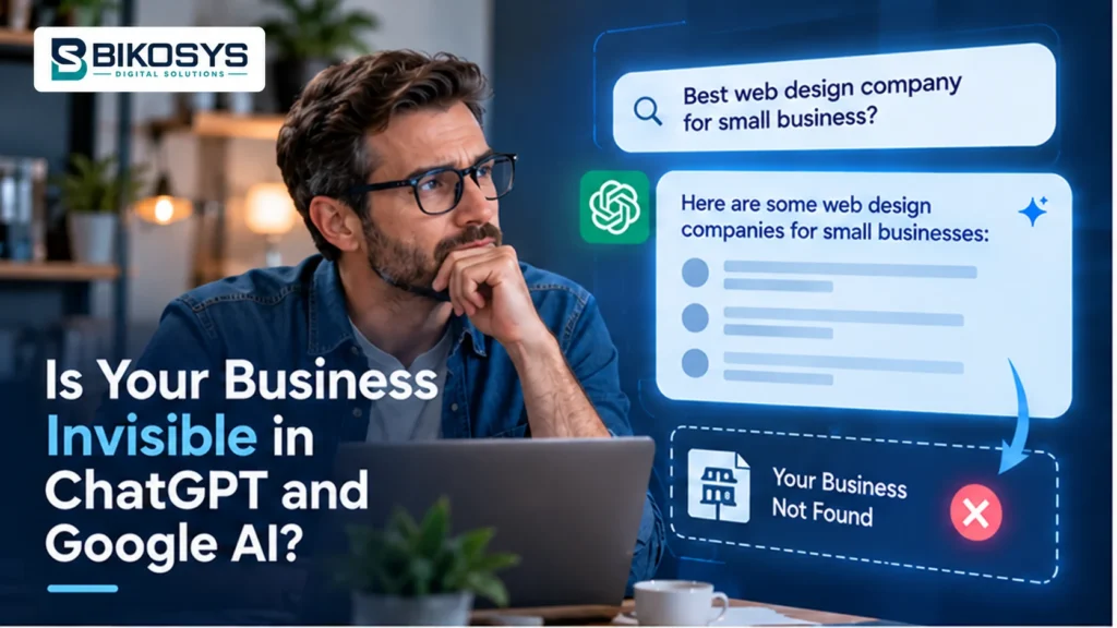 Business owner investigating why ChatGPT cannot find their website.